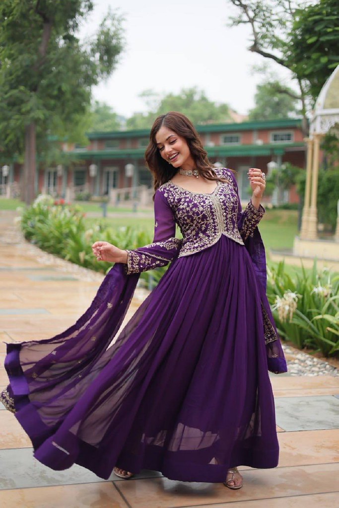 RubyMist Ensemble Gown Purple