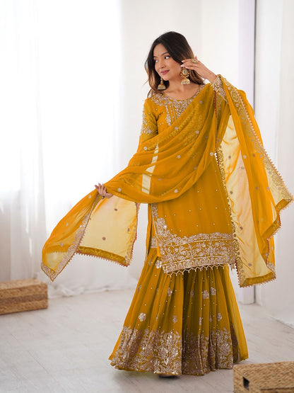 GlowNautic Salwar Suits Collection  Yellow