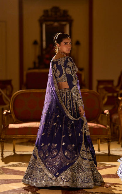 RoyalVivah Silk Lehengas Purple