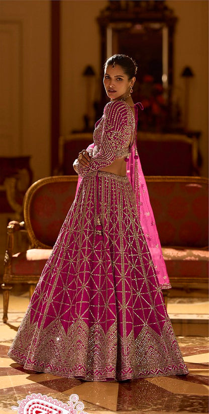 RoyalVivah Silk Lehengas Pink