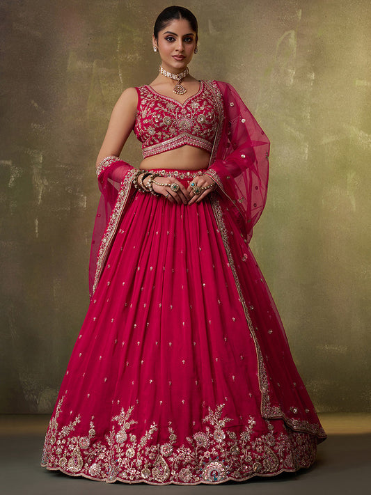 SilkSandhya Lehenga Set Pink