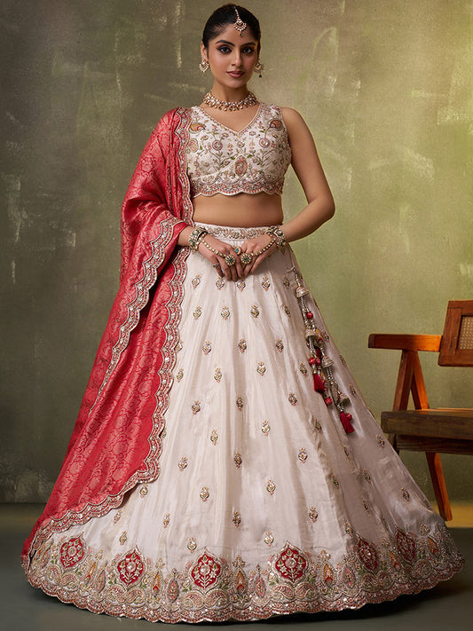 SilkSandhya Lehenga Set Beige