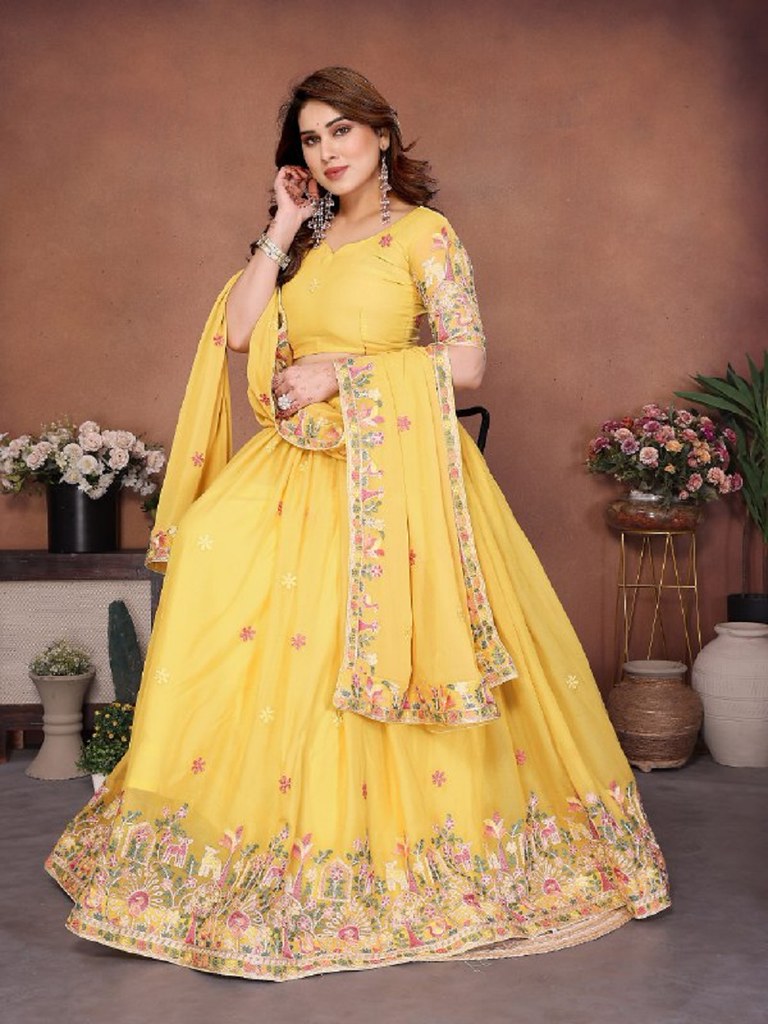 UtsavRang Lehenga Set Yellow