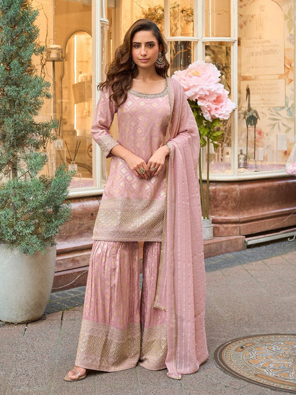 PastelLoom Salwar Suits Pink