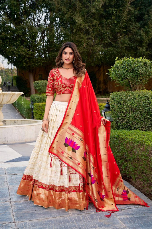 Parampara Glow Lehengas Off White