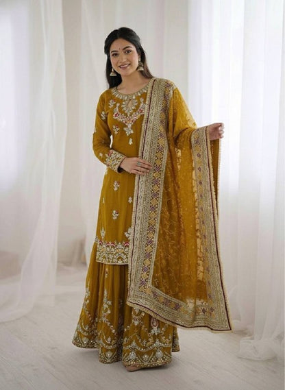 UrbanRang Salwar Suits Yellow
