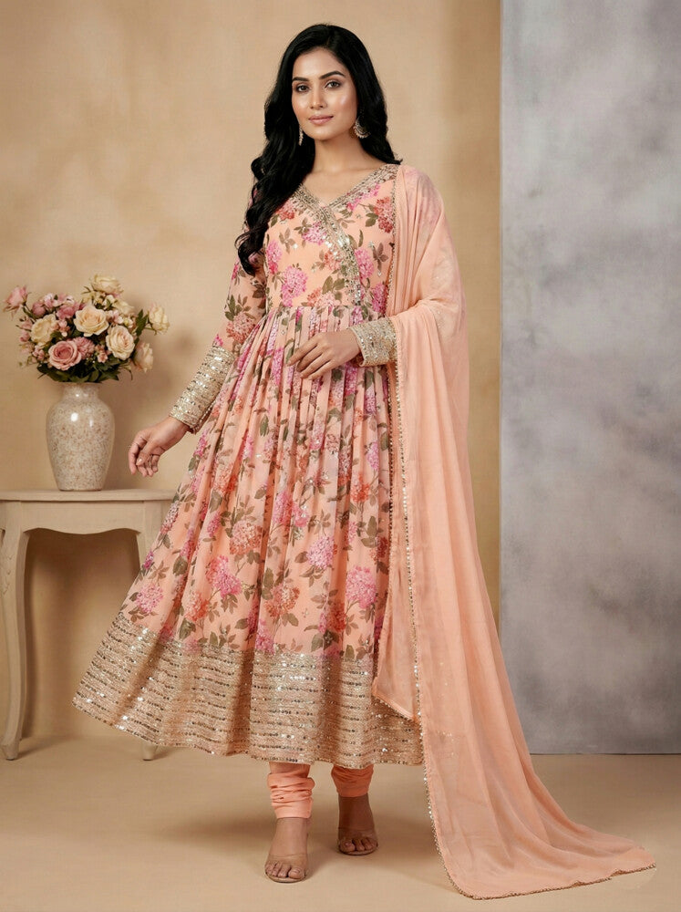 Fusion Glow Salwar Suits Multi