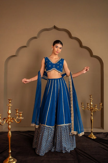 RangRoyal Lehengas Blue