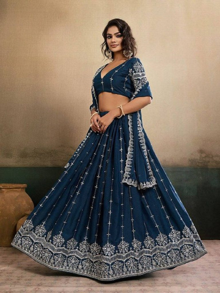 RangSangam Lehengas Teal