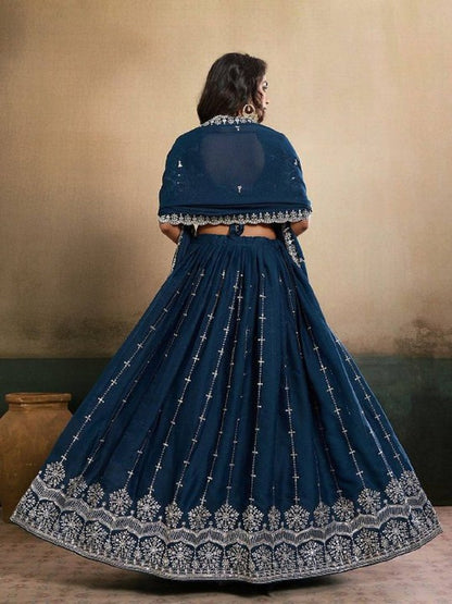 RangSangam Lehengas Teal