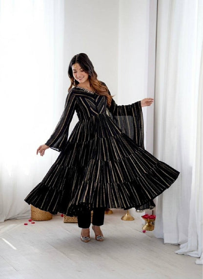 IvoryNoir Salwar Suits Black