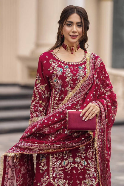 VibeFusion Salwar Suits Pink