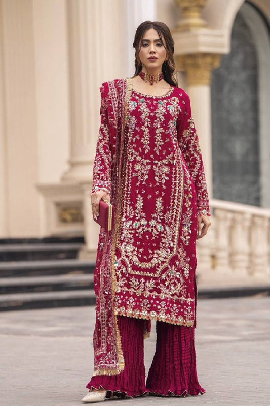 VibeFusion Salwar Suits Pink