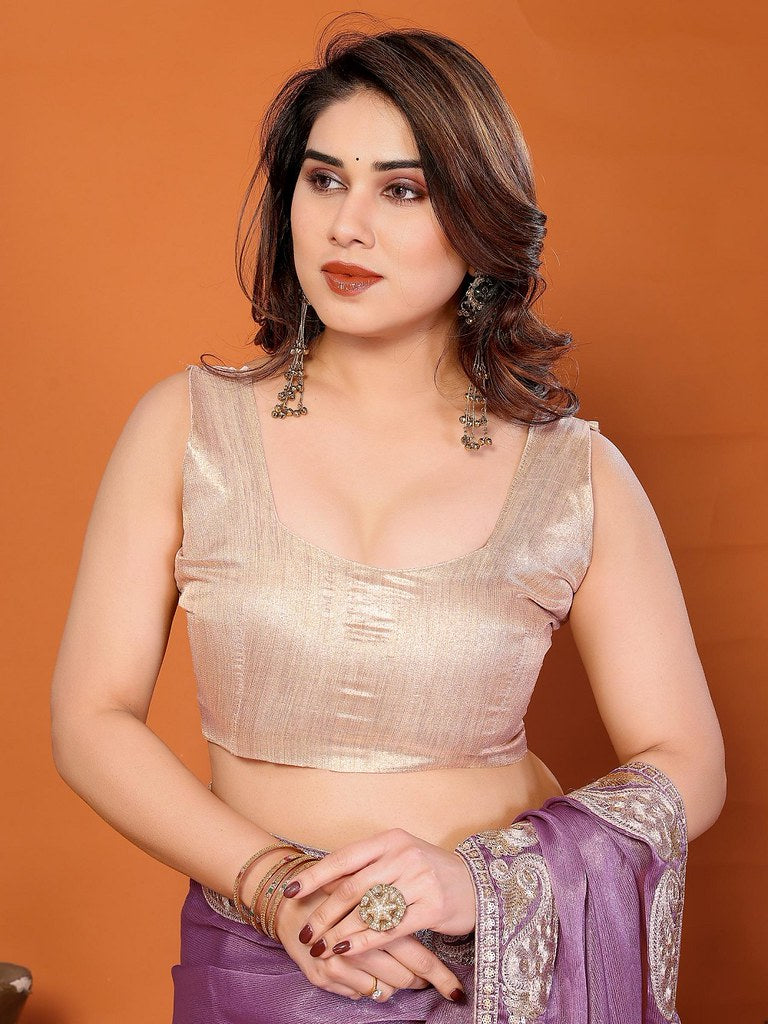 RangSheer Sarees Purple
