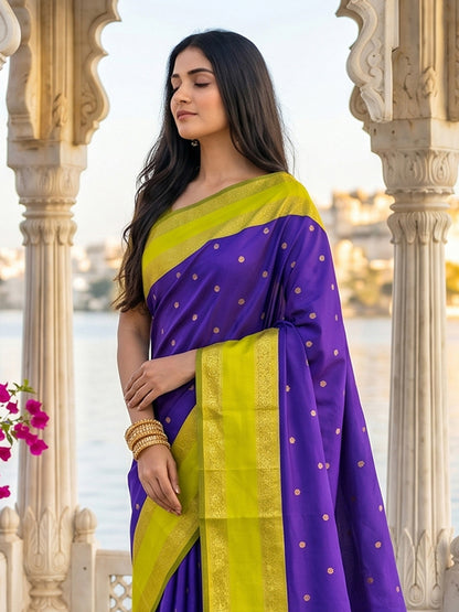 DreamDrape Saree Collection Purple