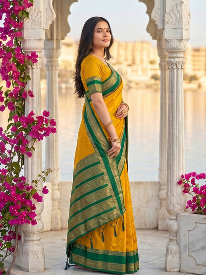 DreamDrape Saree Collection Yellow