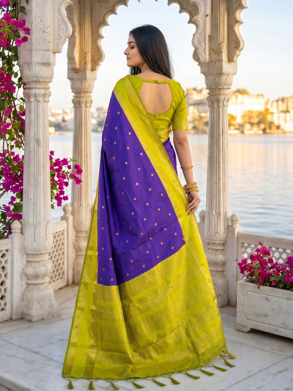 DreamDrape Saree Collection Purple