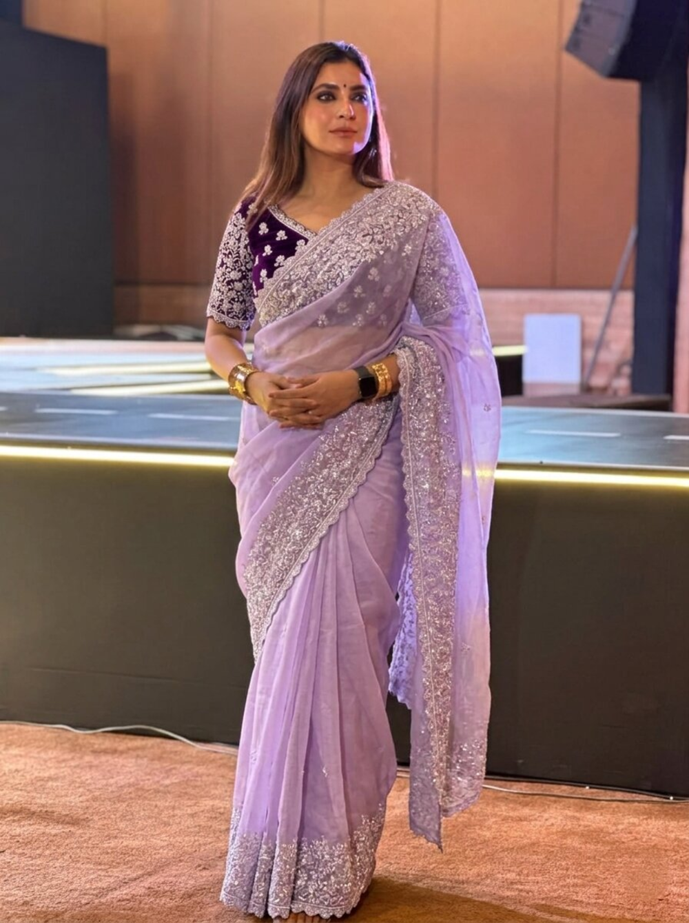 RegalPetal Sarees Lavender