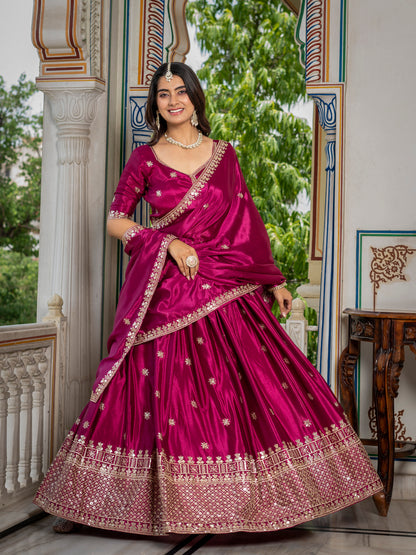 RangNoor Lehengas Pink