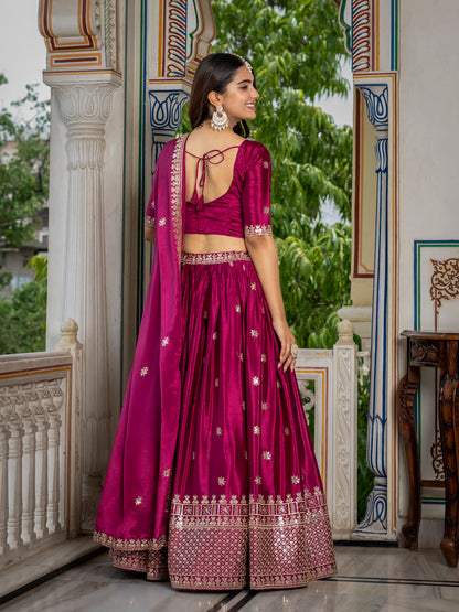 RangNoor Lehengas Pink