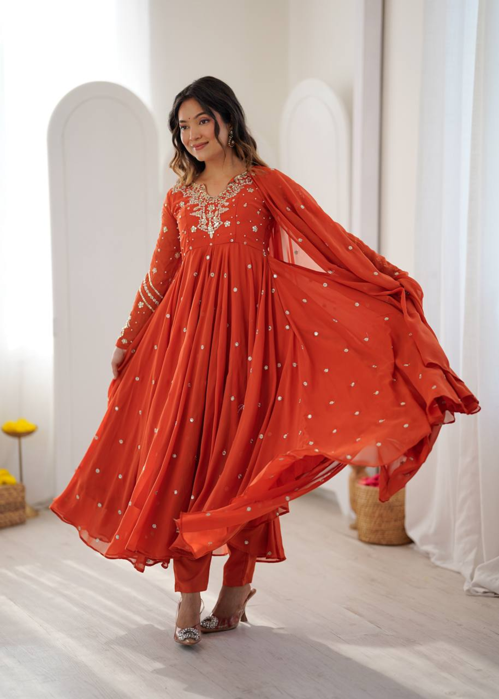 VeloraFlow Anarkali Suits