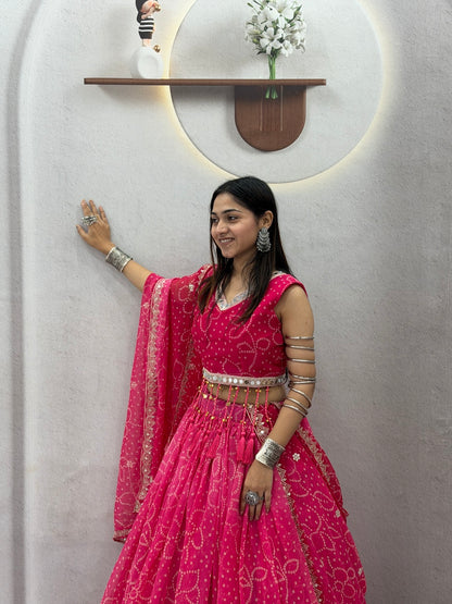 RangRaas Lehengas Pink