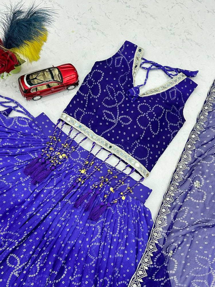 RangRaas Lehengas Blue