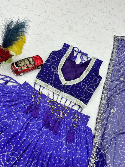 RangRaas Lehengas Blue