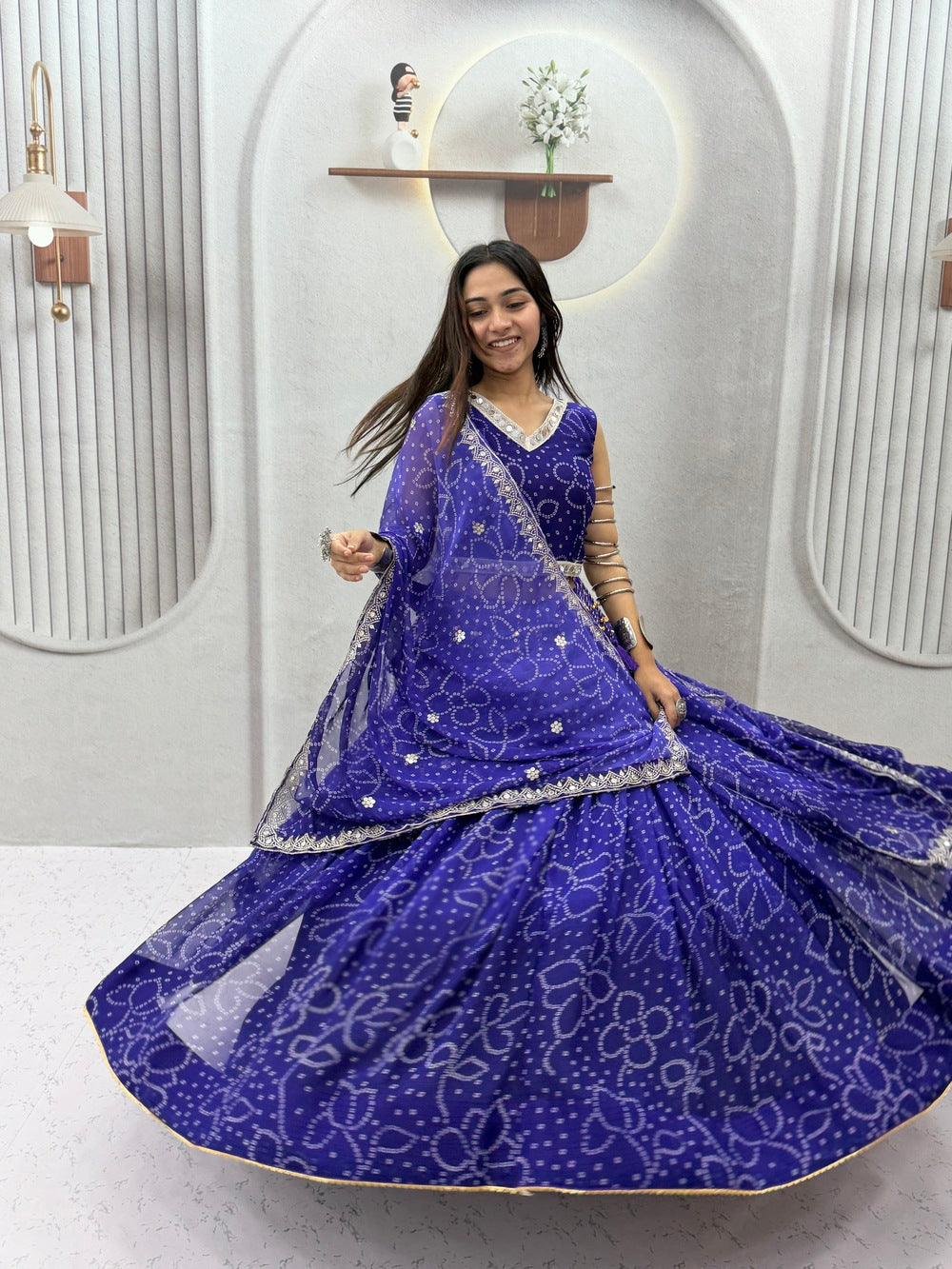 RangRaas Lehengas Blue