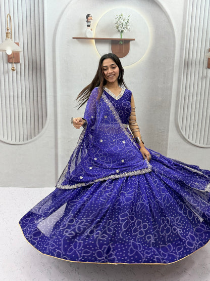 RangRaas Lehengas Blue