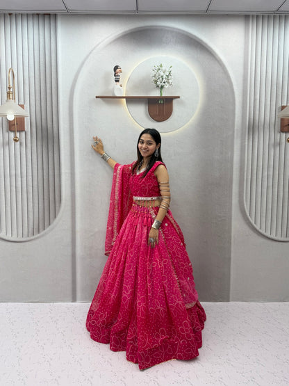 RangRaas Lehengas Pink