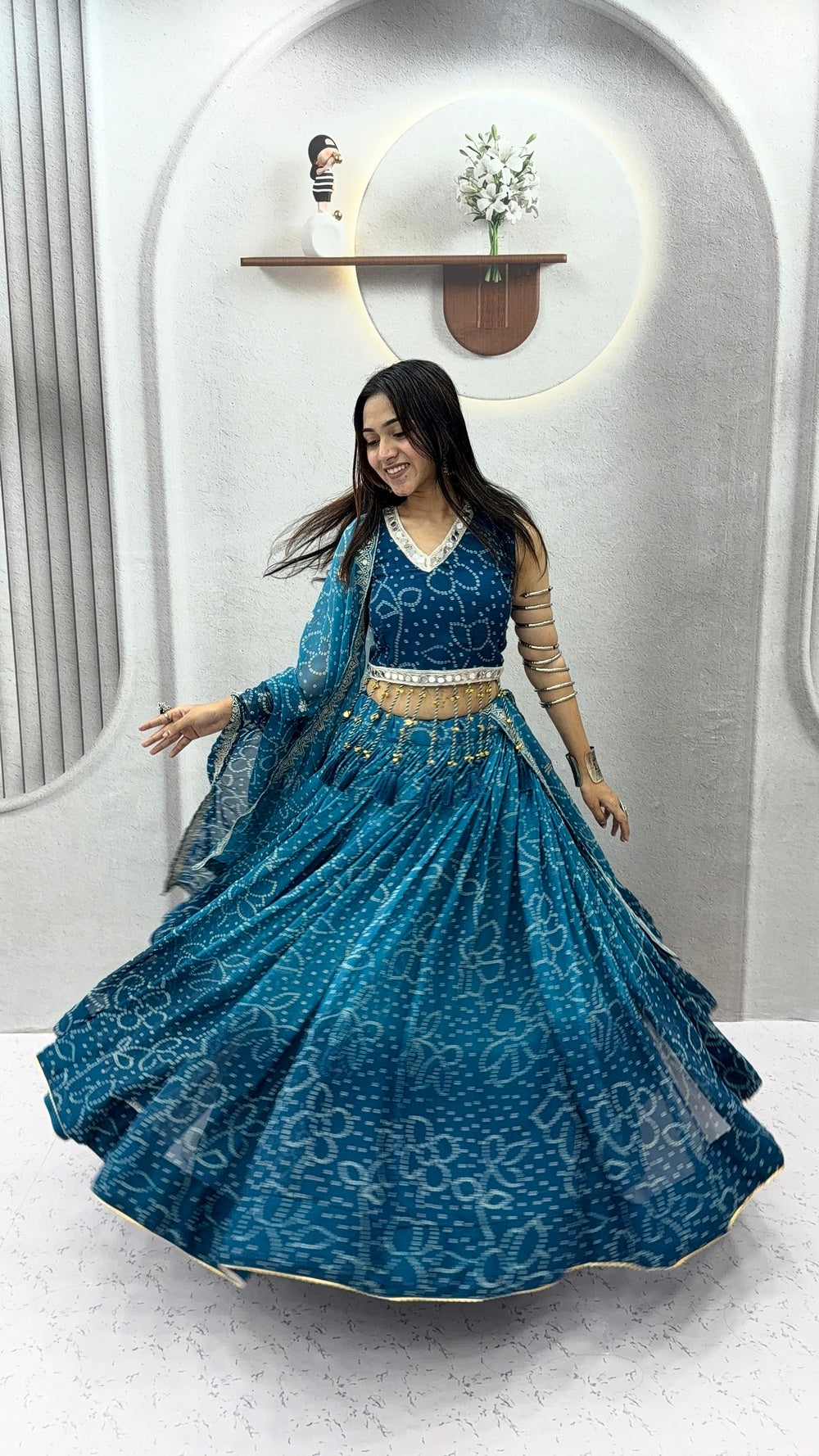 RangRaas Lehengas Teal