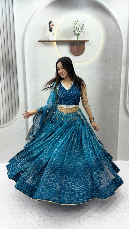 RangRaas Lehengas Teal